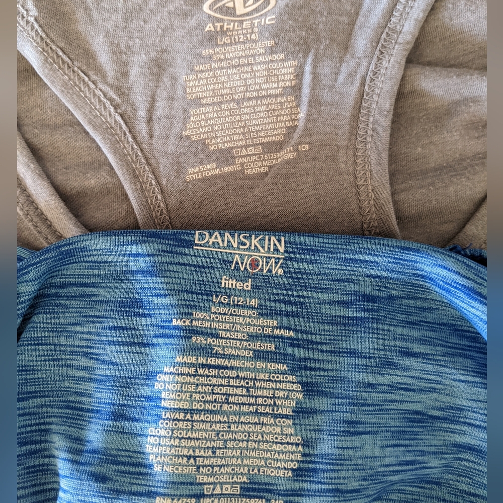 Large Racerback Athletic Tops - Picture 3 of 5